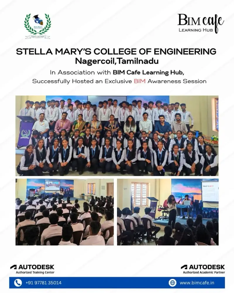 BIM Cafe Conducts BIM Awareness Session at Stella Mary’s College of Engineering, Nagercoil
