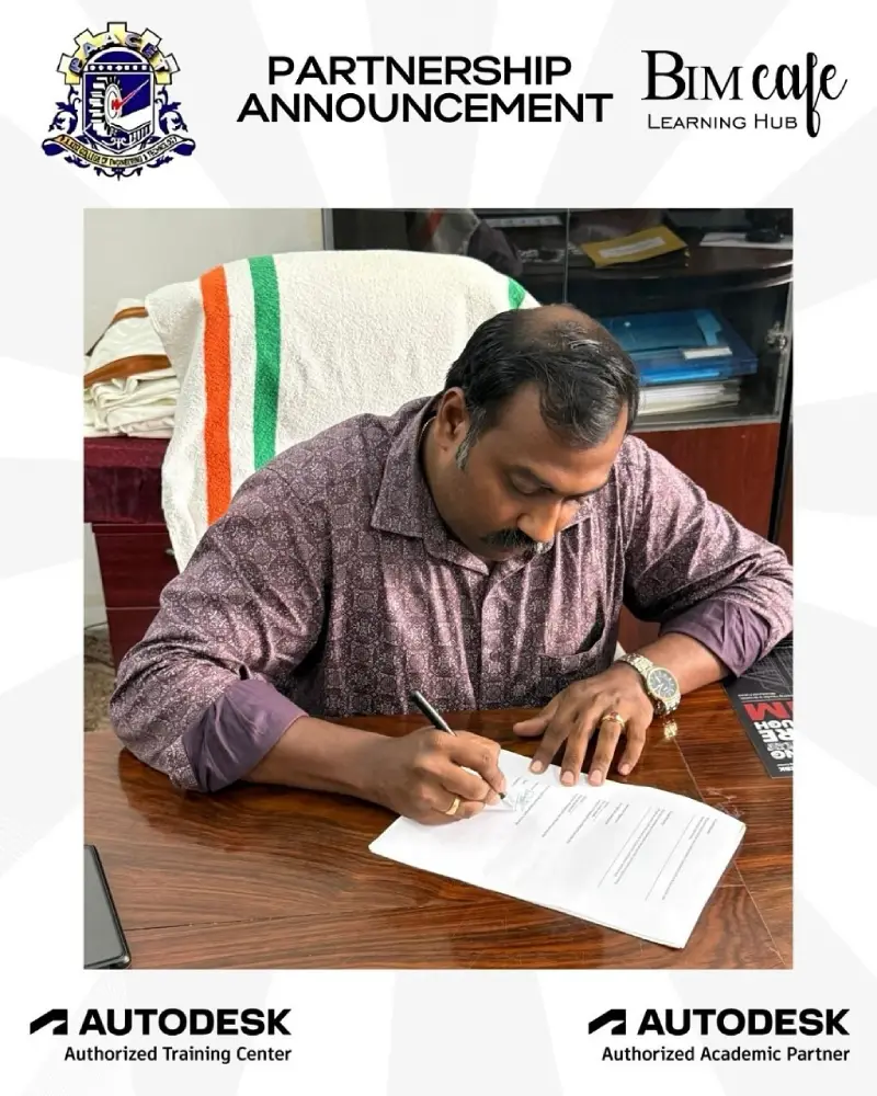BIM Cafe Signs MoU with Vidya Academy of Science and Technology, Thrissur