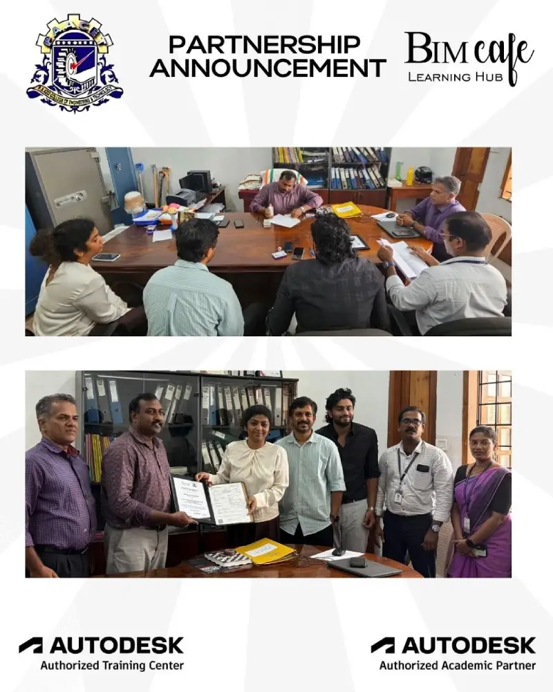 BIM Cafe Signs MoU with Vidya Academy of Science and Technology, Thrissur