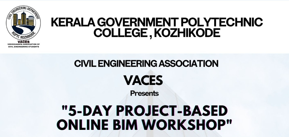 Kerala GPC, Kozhikode, Civil Engineering Students Gain BIM Expertise in Online Workshop