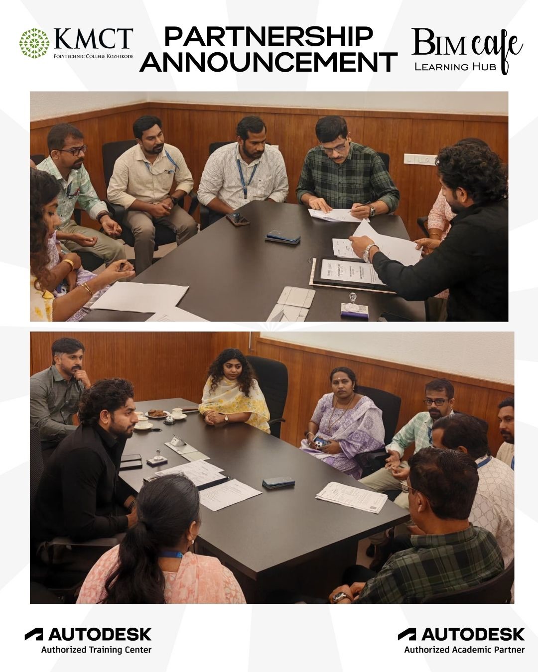 BIM Cafe MoU with Government Engineering College Barton Hill, Thiruvananthapuram