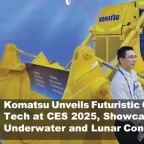 Komatsu Unveils Futuristic Construction Tech at CES 2025