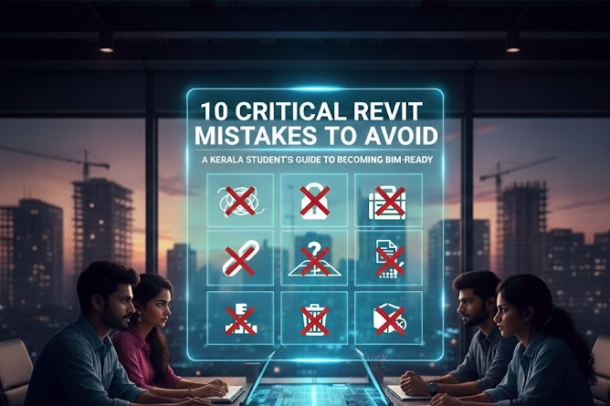 Avoid These 10 Critical Revit Mistakes: A Kerala Student’s Guide to Becoming BIM-Ready