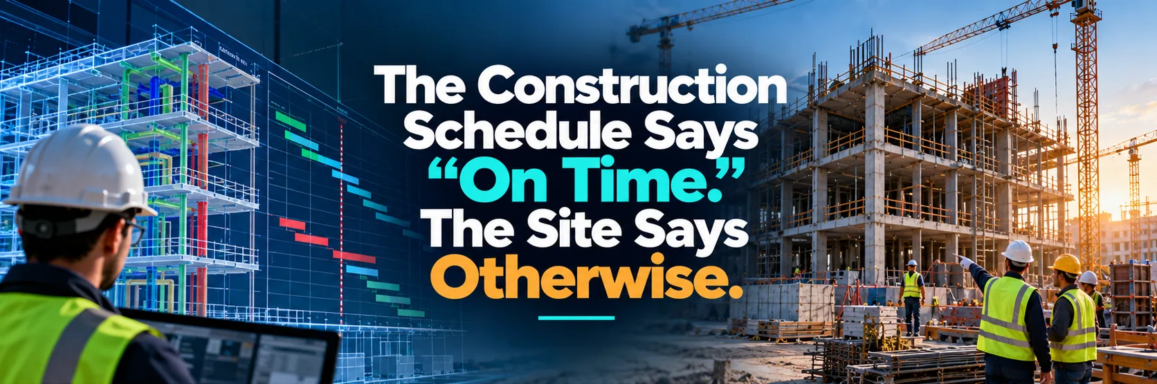 The Construction Schedule Says "On Time." The Site Says Otherwise.