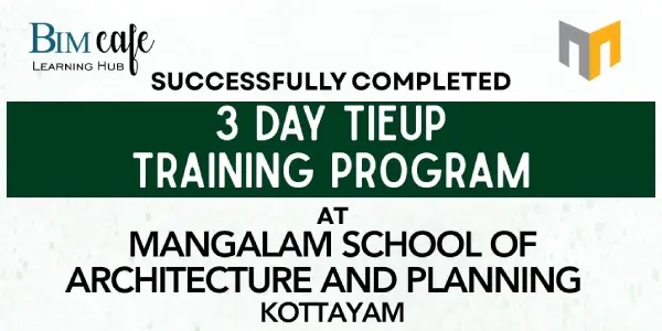 3-Day Tie-Up Training Program at Mangalam School of Architecture and Planning, Kottayam