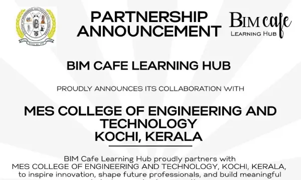 BIM Cafe Partners with MES College of Engineering and Technology, Kochi