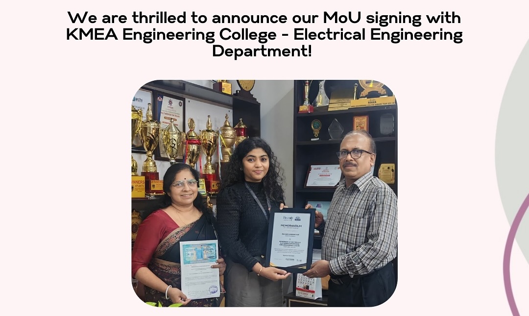 MoU Signed with KMEA Engineering College – Electrical Engineering Department