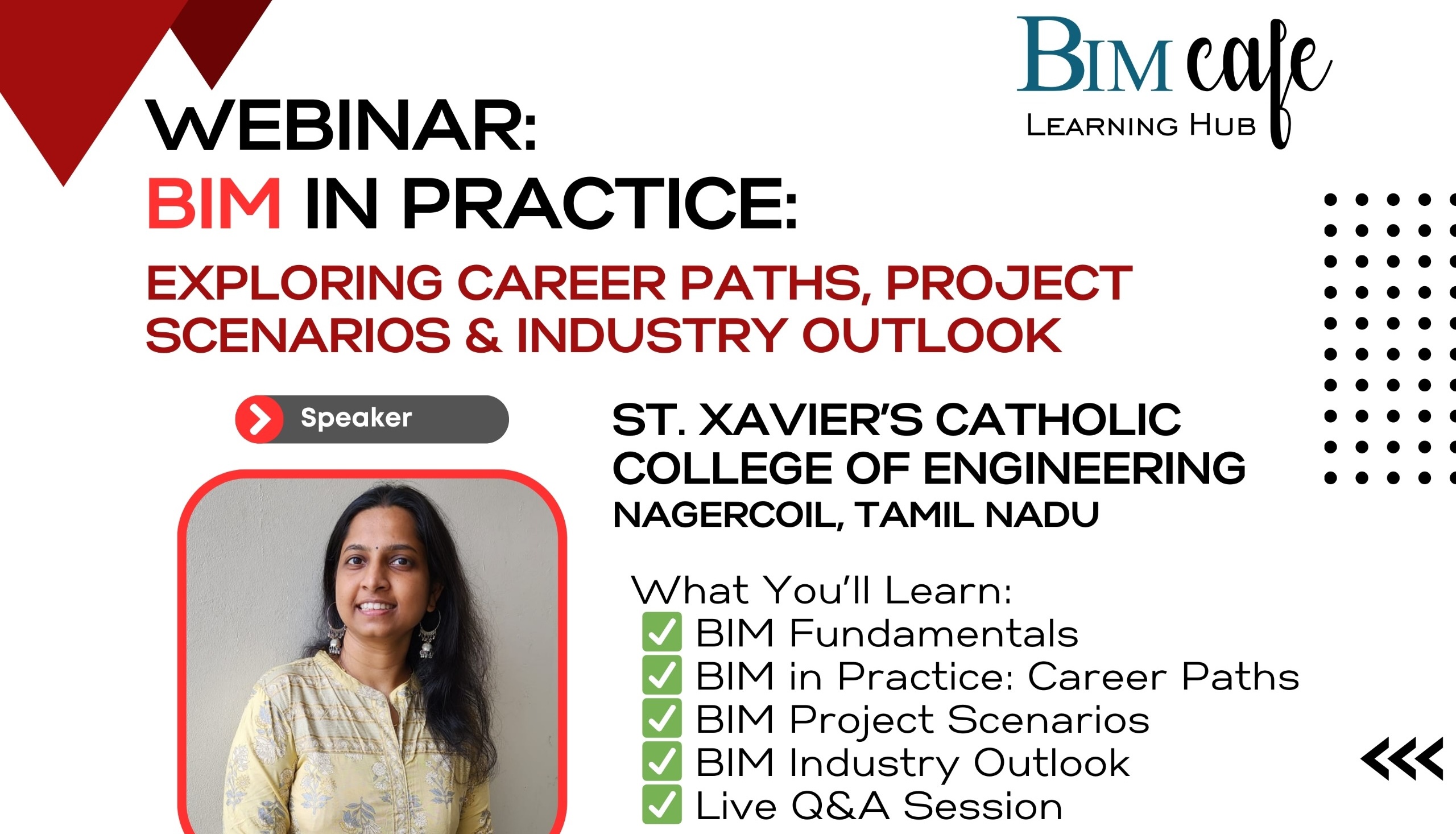 BIM in Practice Webinar at St. Xavier’s Catholic College of Engineering