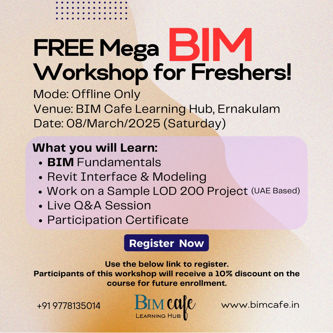 FREE Mega BIM Workshop for Freshers