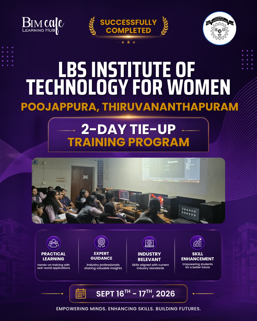 2-Day BIM Training at LBS Institute of Technology for Women