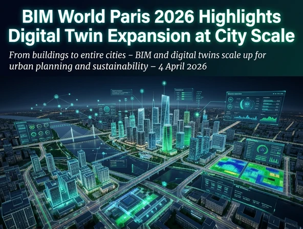 BIM World Paris 2026 Highlights Digital Twin Expansion at City Scale