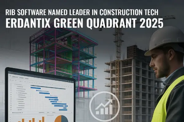 RIB Software Named Leader in Construction Tech – Verdantix Green Quadrant 2025