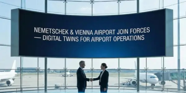 Nemetschek & Vienna Airport Join Forces — Digital Twins for Airport Operations