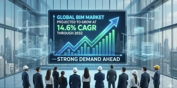 Global BIM Market Projected to Grow at 14.6% CAGR Through 2032 — Strong Demand Ahead