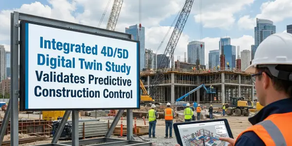 Integrated 4D/5D Digital Twin Study Validates Predictive Construction Control