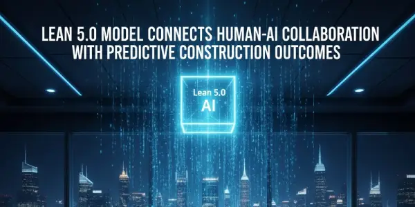 Lean 5.0 Model Connects Human-AI Collaboration with Predictive Construction Outcomes