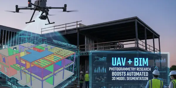 UAV + BIM Photogrammetry Research Boosts Automated 3D Model Segmentation