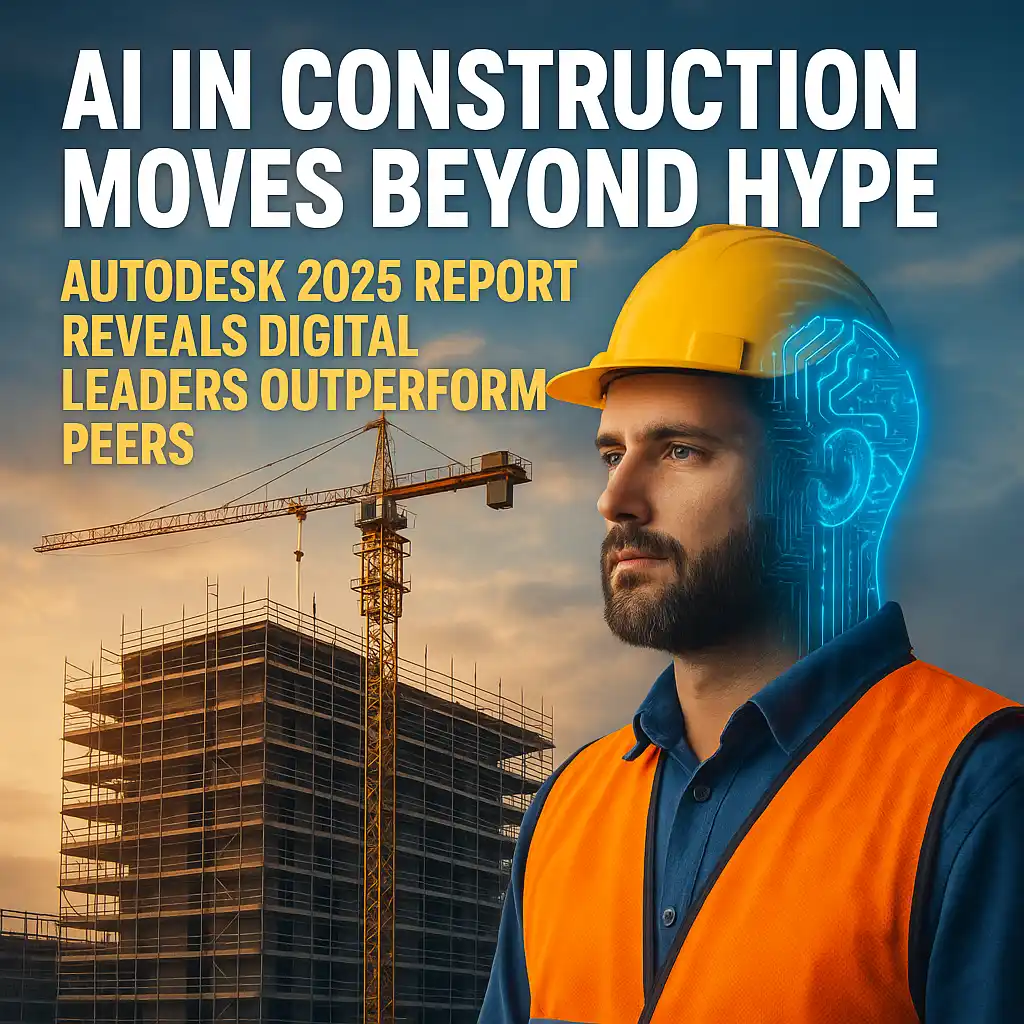 AI in Construction Moves Beyond Hype: Autodesk 2025 Report Reveals Digital Leaders Outperform Peers