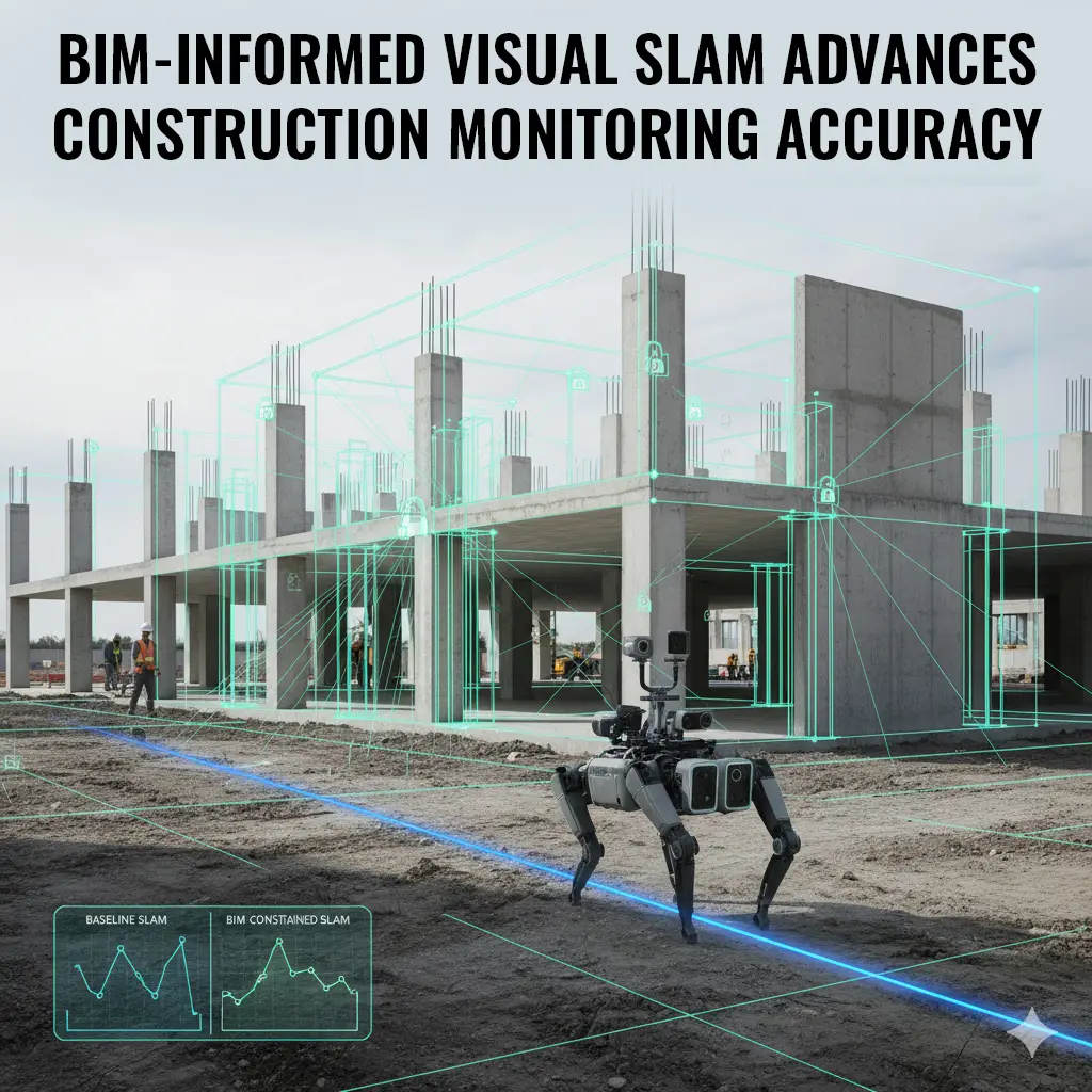 BIM-Informed Visual SLAM Advances Construction Monitoring Accuracy