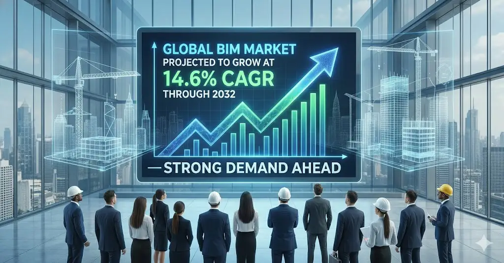 Global BIM Market Projected to Grow at 14.6% CAGR Through 2032 — Strong Demand Ahead