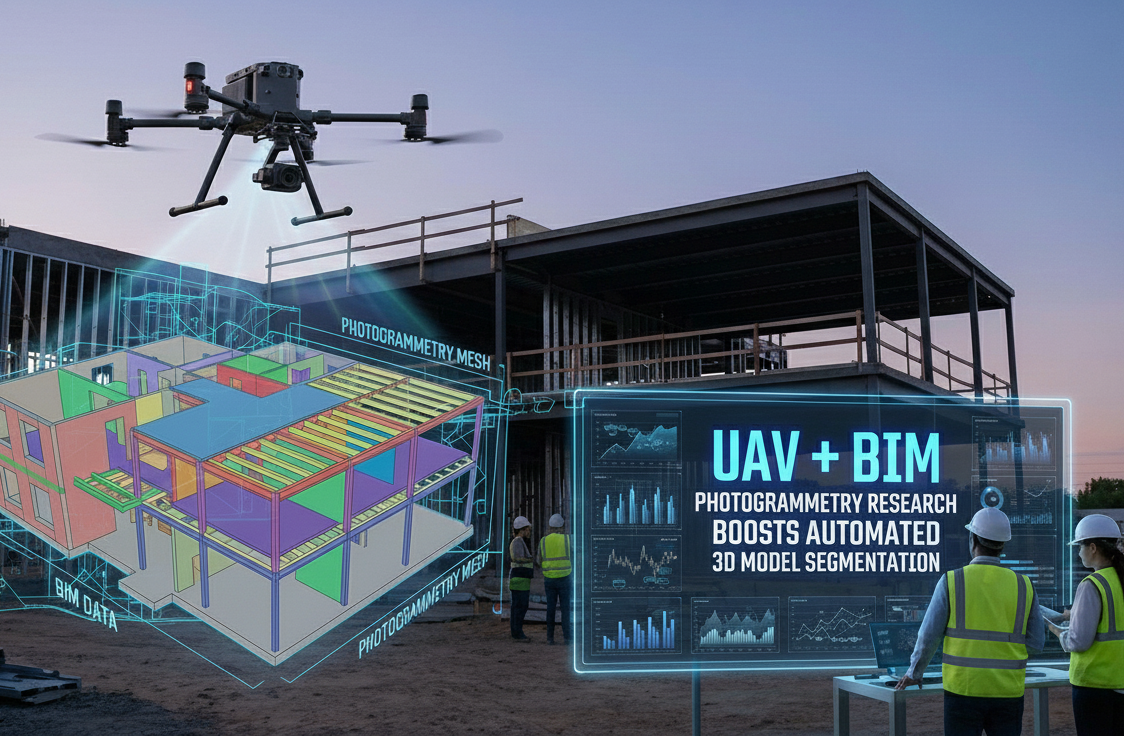 UAV + BIM Photogrammetry Research Boosts Automated 3D Model Segmentation