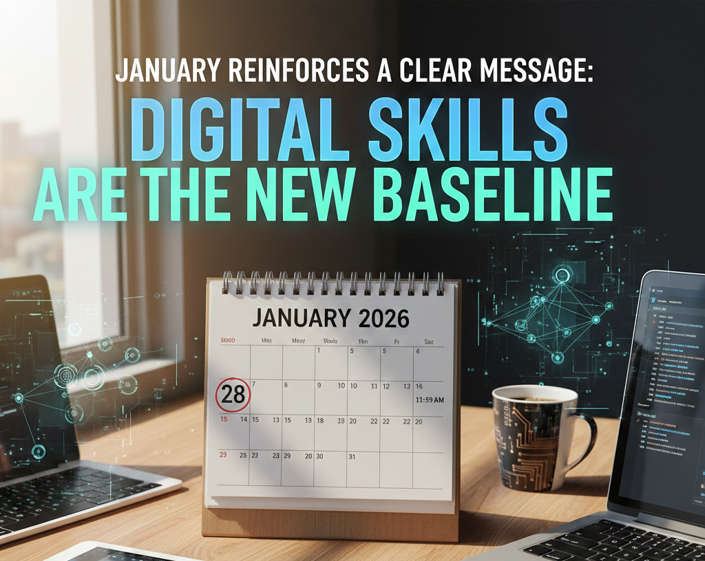 January Reinforces a Clear Message: Digital Skills Are the New Baseline