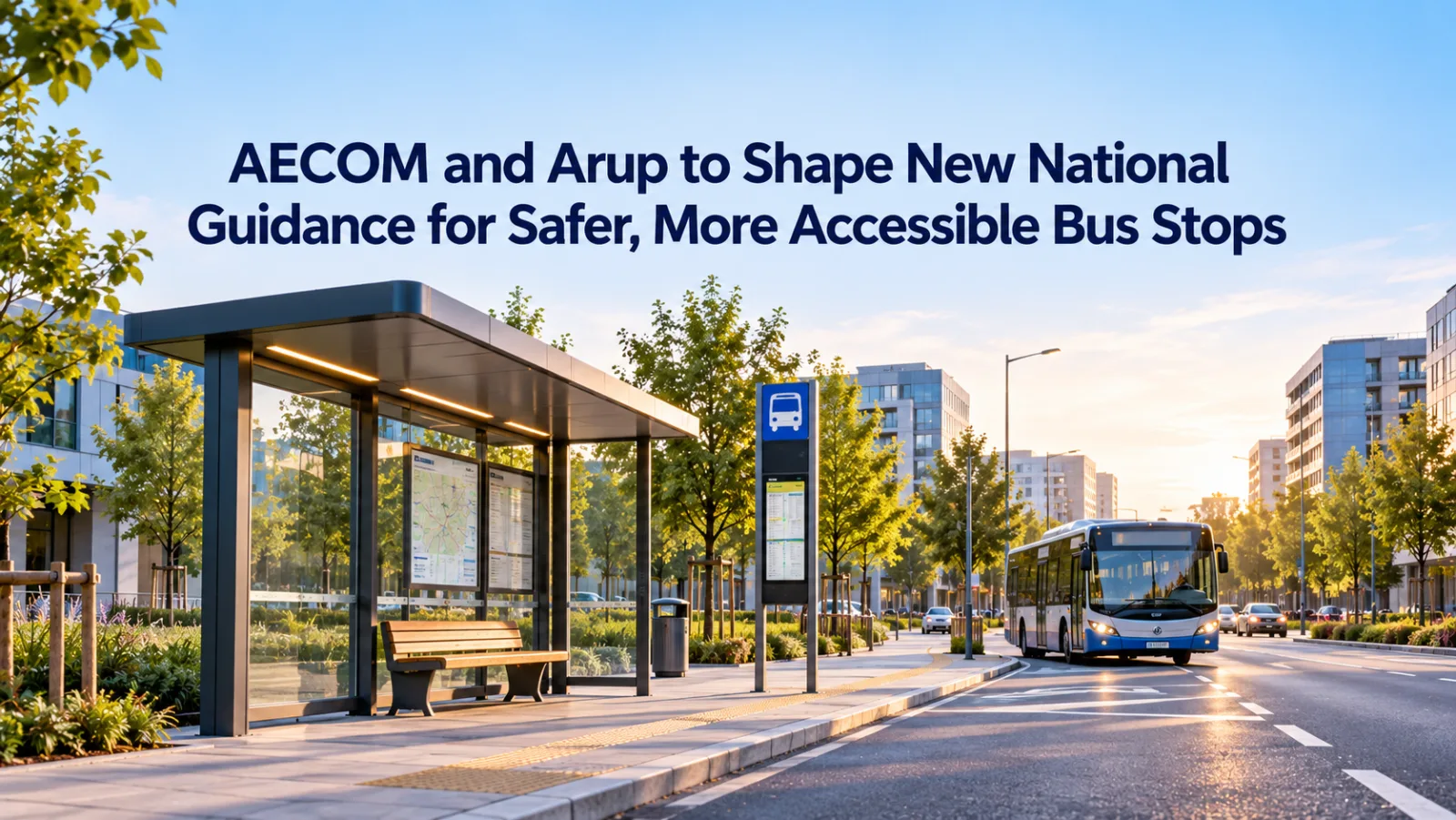 AECOM and Arup to Shape New National Guidance for Safer, More Accessible Bus Stops