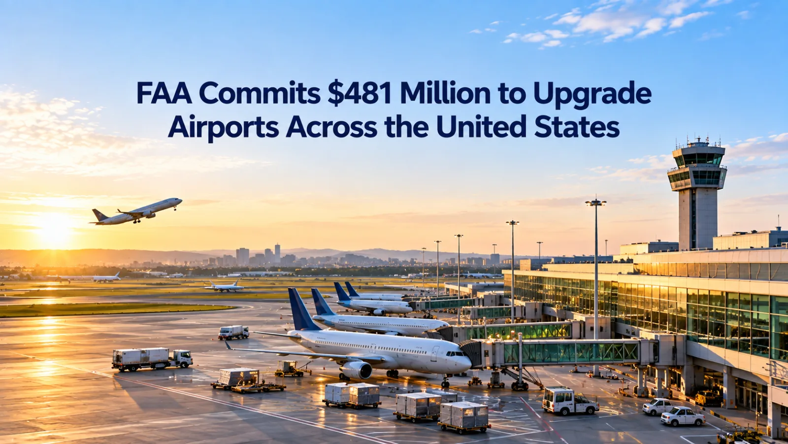 FAA Commits $481 Million to Upgrade Airports Across the United States
