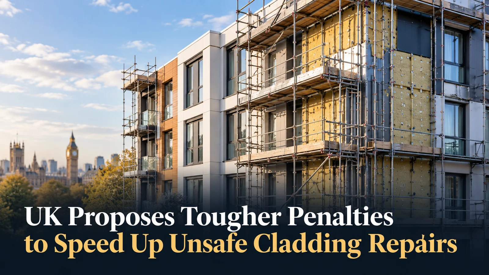 UK Proposes Tougher Penalties to Speed Up Unsafe Cladding Repairs