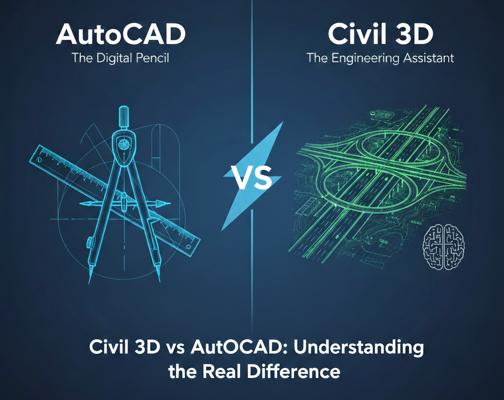 Civil 3D vs AutoCAD: Understanding the Real Difference