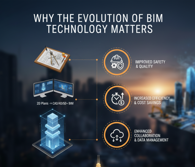 Evolution of BIM Technology: From CAD to Digital Construction