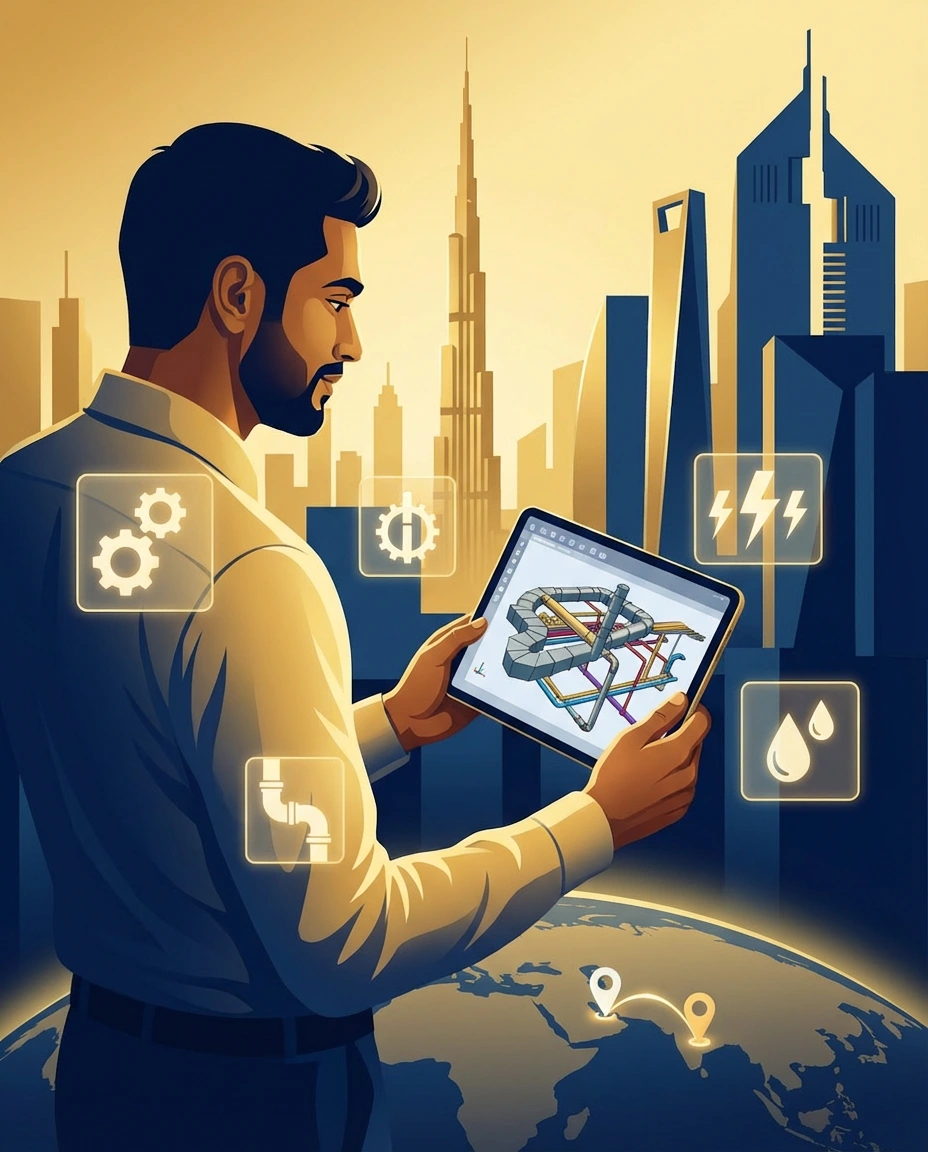 MEP BIM job demand in UAE and Gulf countries for international career