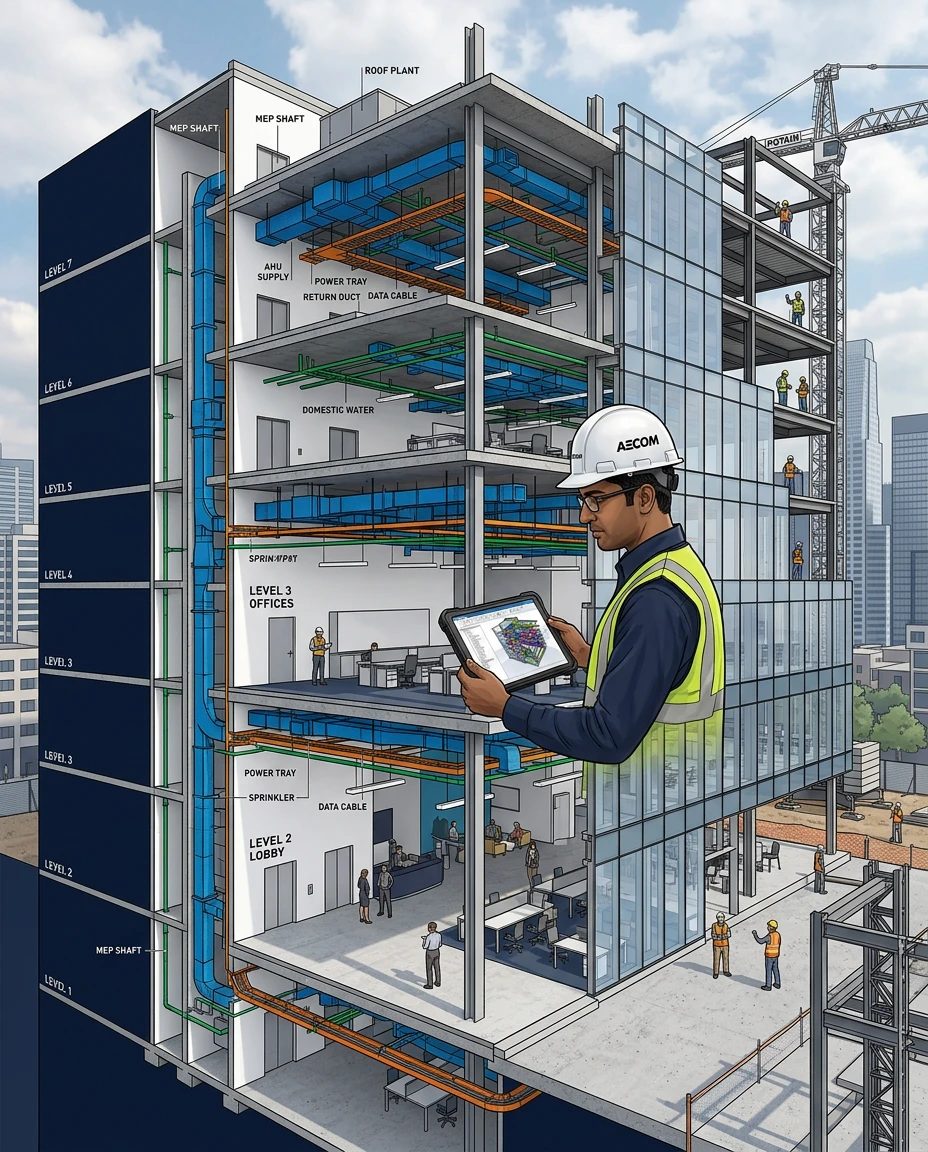 Overview of MEP engineer roles, skills and career growth in BIM projects