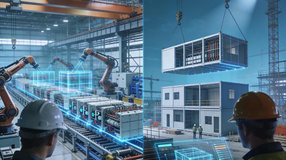 Modular construction and off-site prefabrication coordinated through BIM workflows