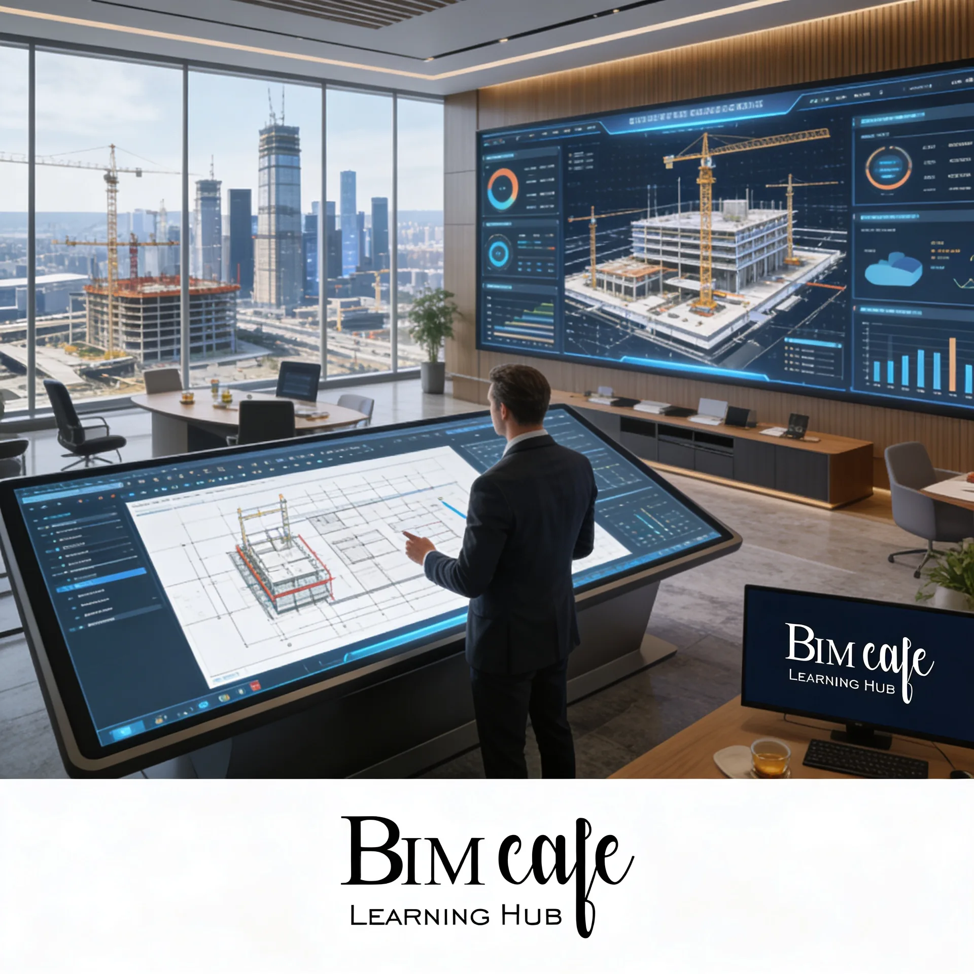 BIM manager leading workflow strategy, BIM execution planning and digital project delivery