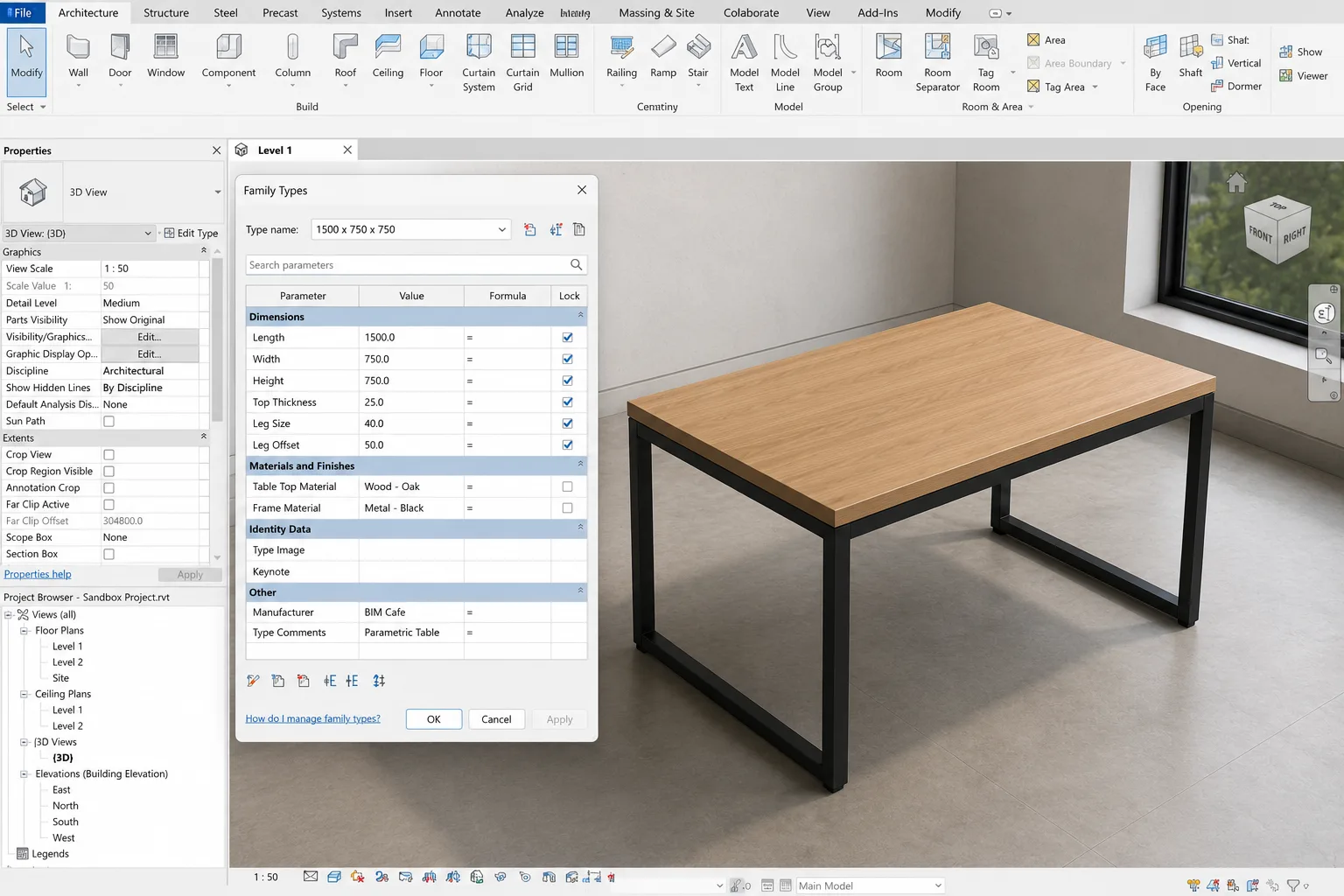How to create a revit family a step by step guide for beginners the three types of revit families