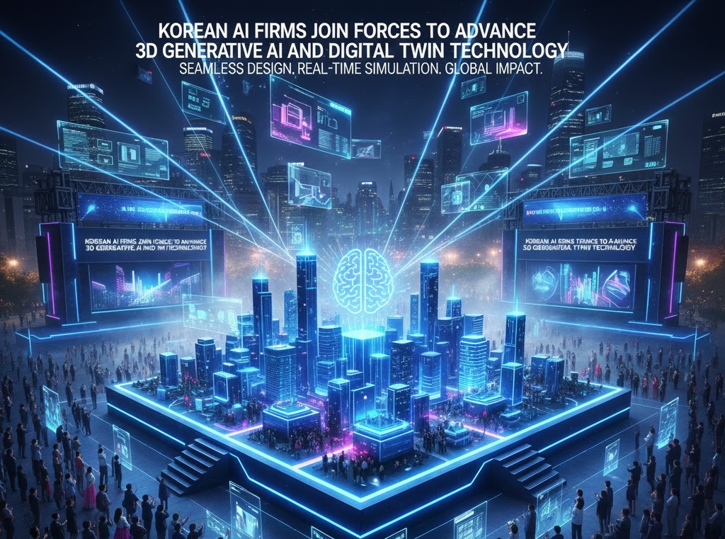 Korean AI Firms Join Forces to Advance 3D Generative AI and Digital Twin Technology