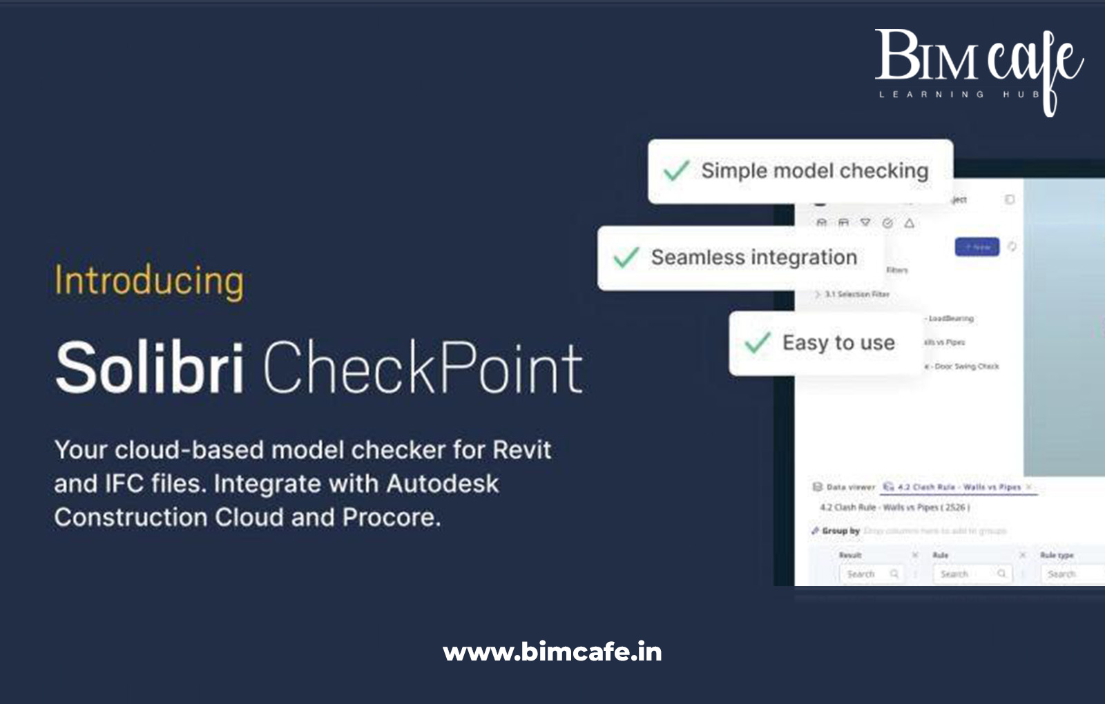 Solibri Launches CheckPoint: Cloud-Based BIM Model Checking Solution