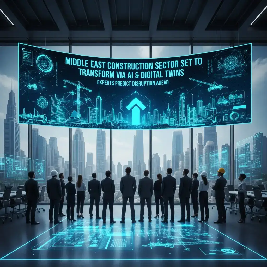 Middle East Construction Sector Set to Transform via AI & Digital Twins — Experts Predict Disruption Ahead
