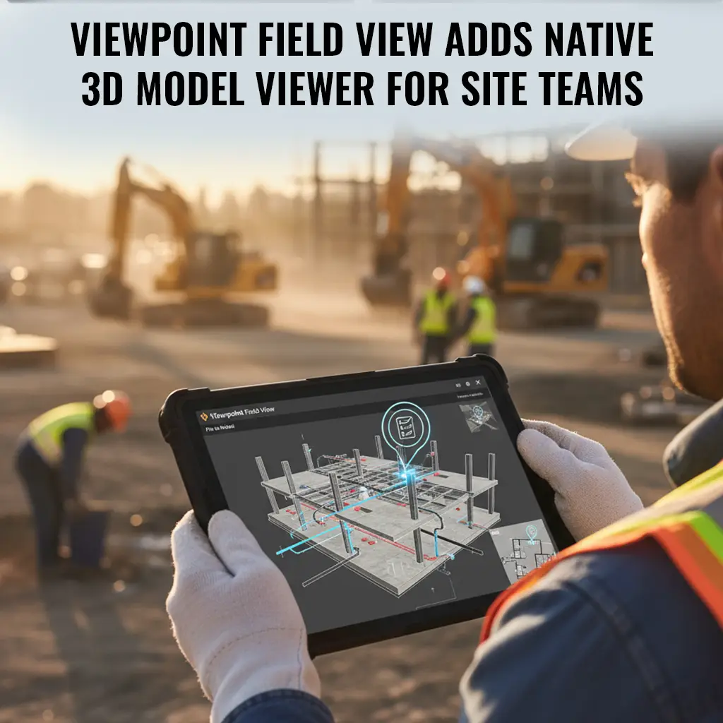 Viewpoint Field View Adds Native 3D Model Viewer for Site Teams
